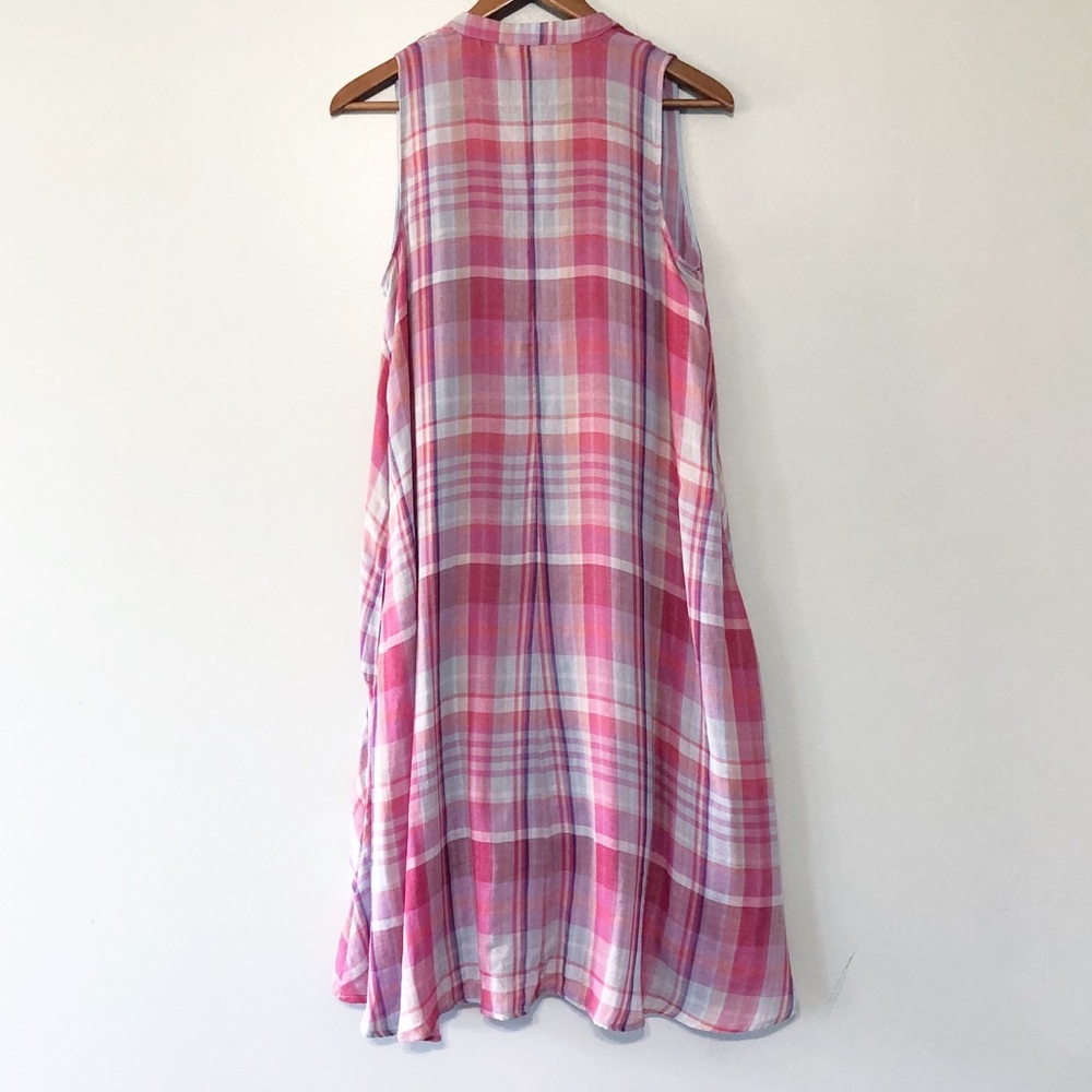 Anthro‎ Maeve Pippa Plaid Swing Popover Dress - Picture 7 of 7